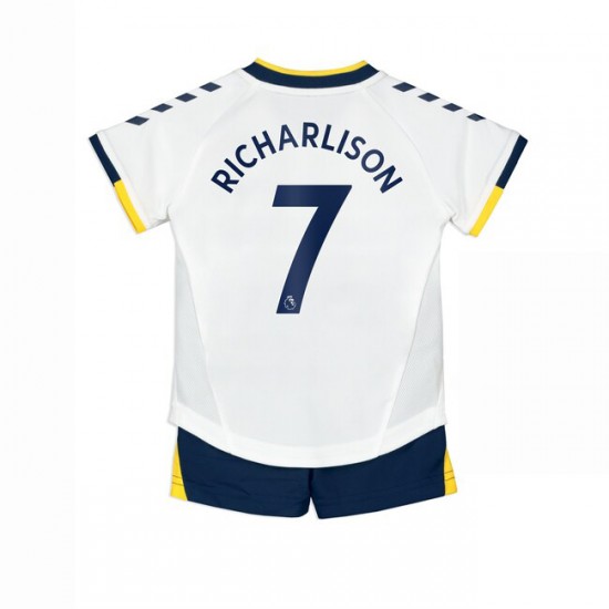 Camisola Everton Richarlison Andrade 7 Criança Equipamento Terceiro 2021-2022 Manga Curta
